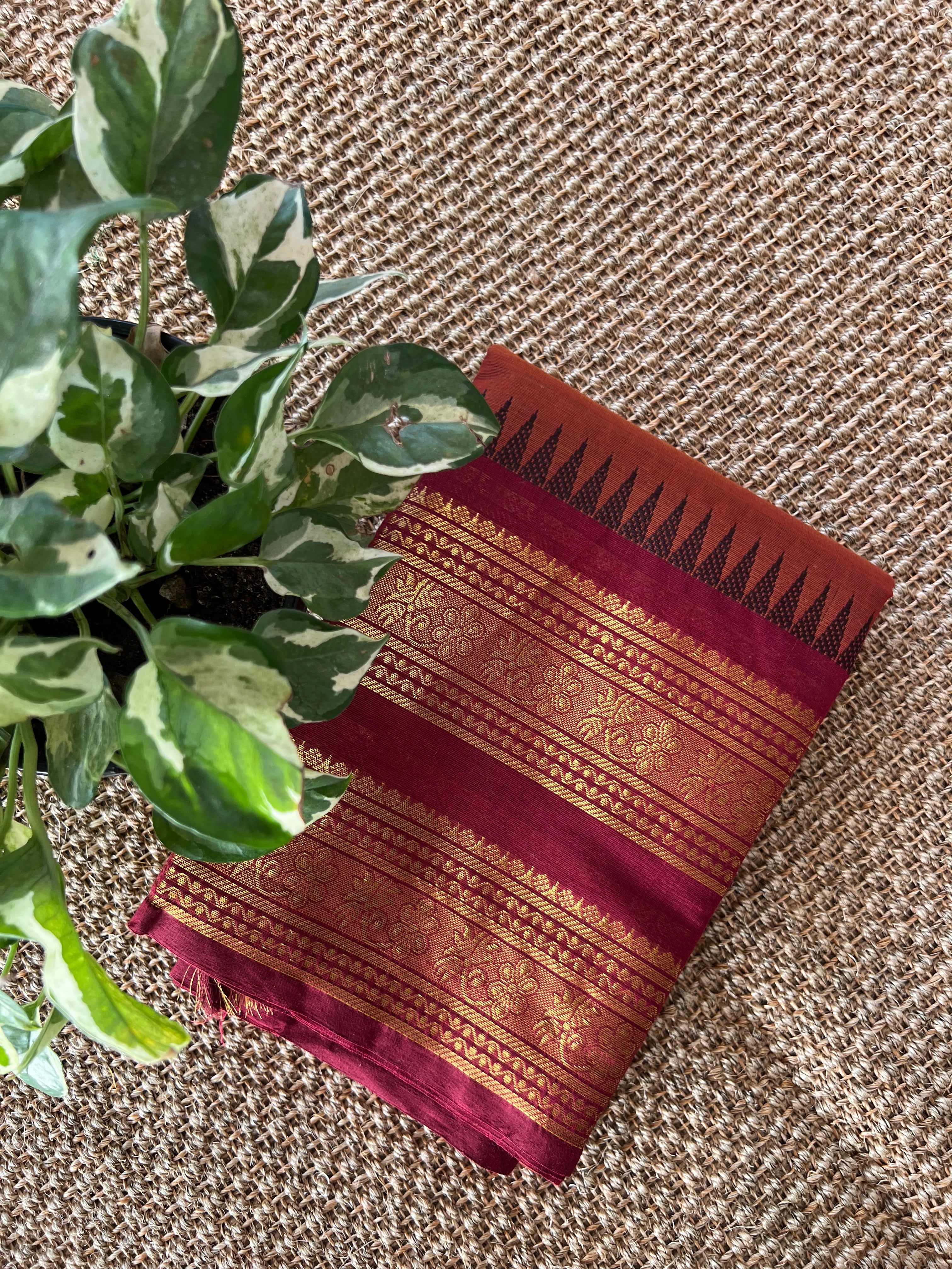 Ikkat cotton saree
