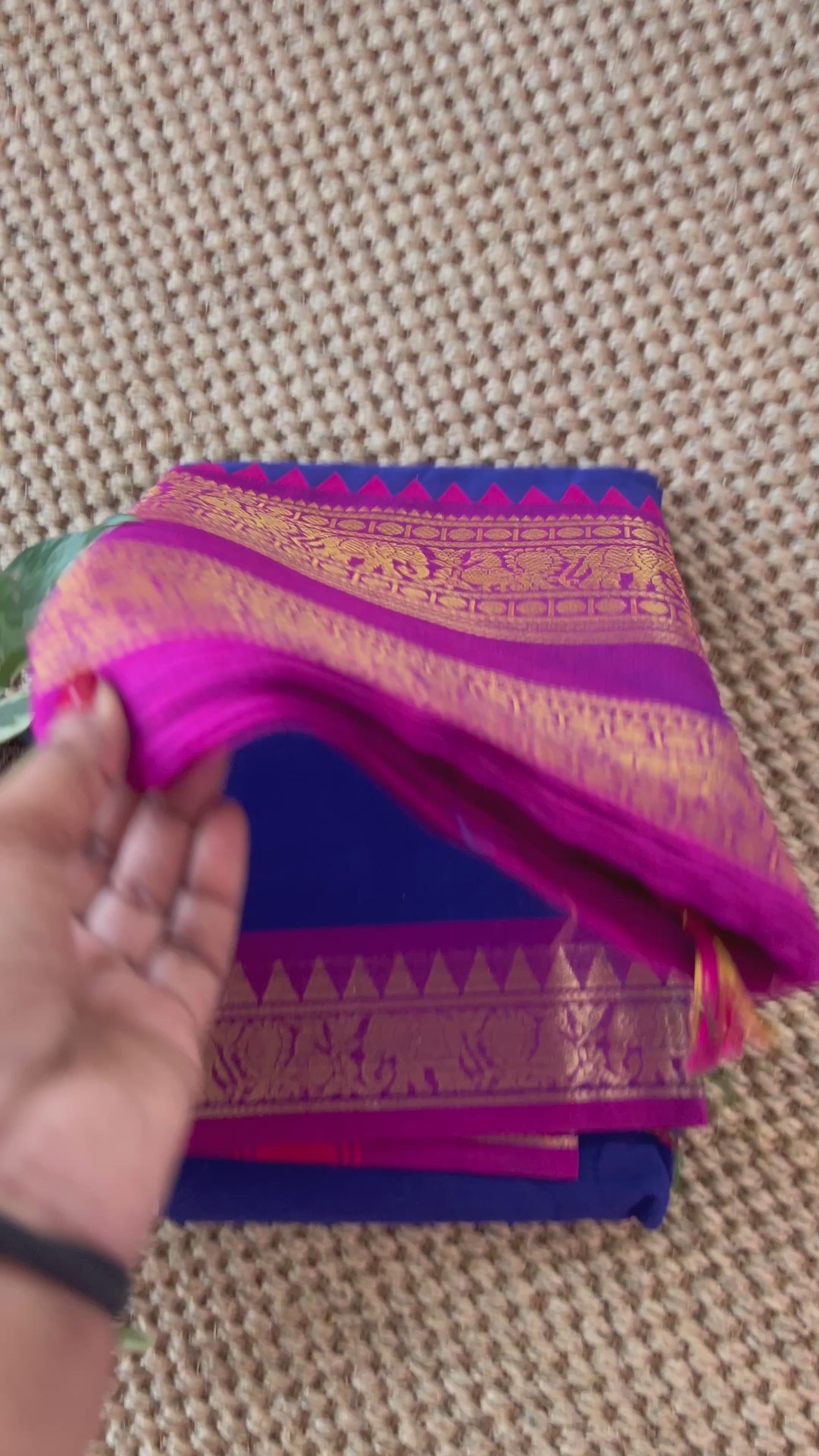 Kanchi cotton saree
