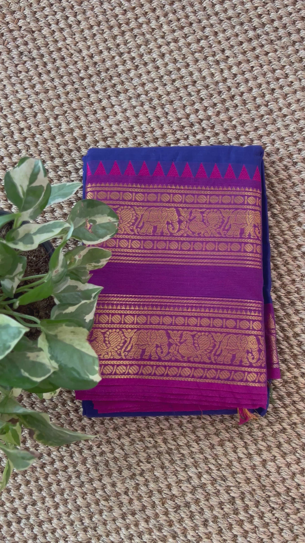 Kanchi cotton saree